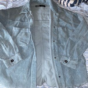 Zara blue corduroy jacket